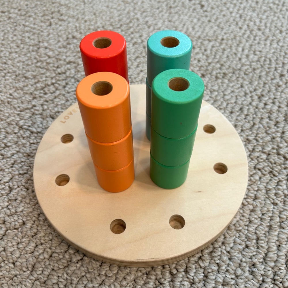 Lovevery peg stacking